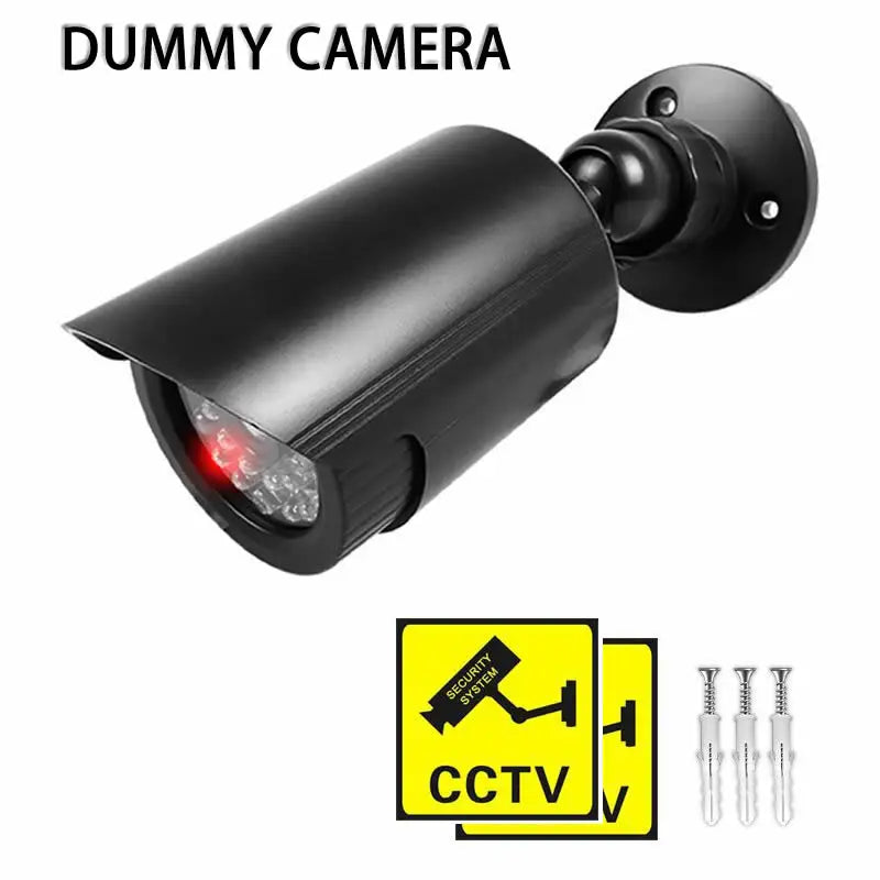 Creative Wireless Dummy Bullet CCTV Camera Red Flashing Leds 2AAA Waterproof Fake Scare The Thief Surveillance Security System Vue