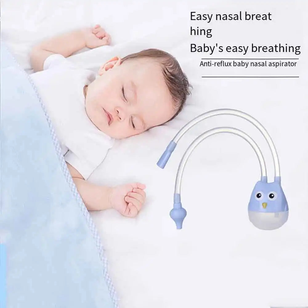 vvocci for Infant Anti Reflux Baby Nasal Aspirator Mouth Suction Type Silicone Booger Suction PipeNasal Absorption Cleaner Vue