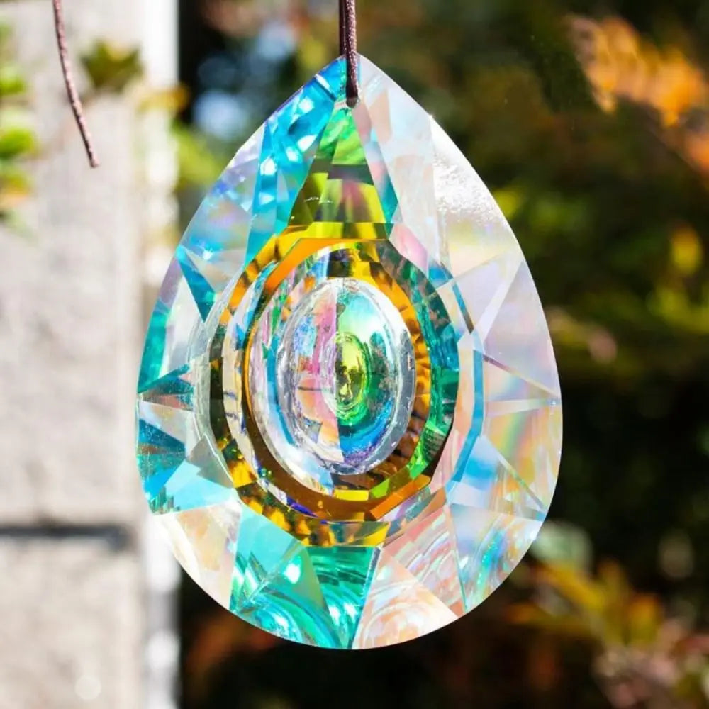 Creative Window Decor Garden Prism Hanging Home Decor Rainbow Makers Sun Catcher Car Pendant Delicate Gift Crystal Pendant Vue