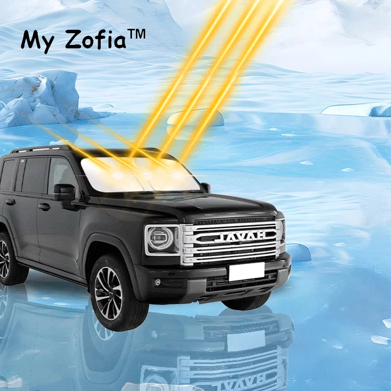 For Haval H9 2024 2025 New H9 Car Windshield Sunshade Cover Anti UV Protection Auto Parts Accessories Vue
