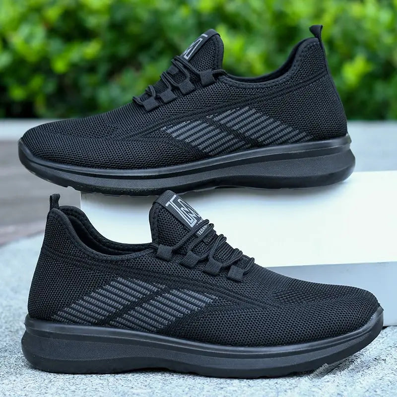 Men's Lightweight Slip-On Canvas Sneakers – Breathable Casual Canvas Slip-On Sneakers Vue