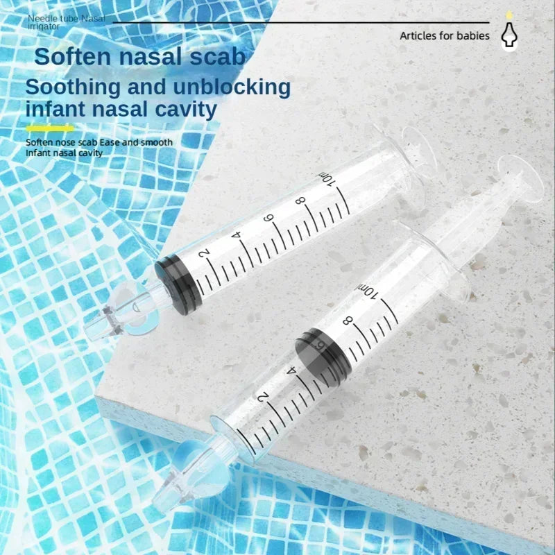 vvocci Baby Nose Cleaner Baby Brush & Tweezer with Cleaning Needle Wash Tool Tube Aspirator NasalSyringe Nasal Irrigator Nose Vue