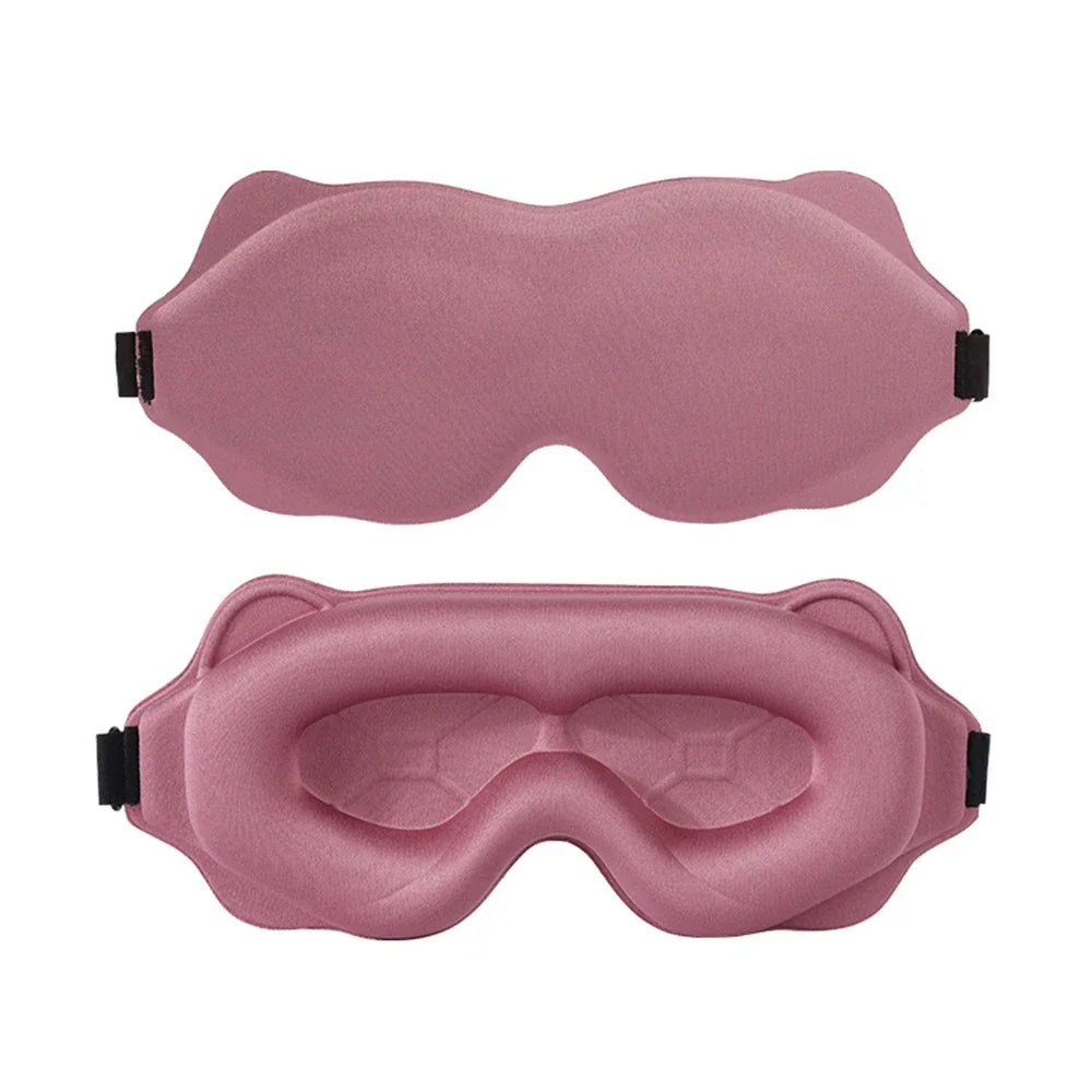 3D Sleeping Mask Block Out Light Soft Padded Sleep Eyes Slaapmasker Vue Pink