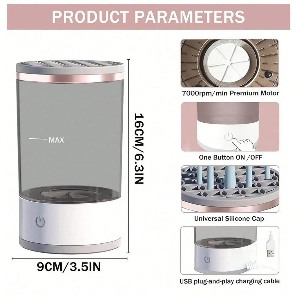 Electric Makeup Brush Cleaner Machine Vue