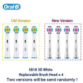 Genuine Oral-B Toothbrush Head Replaceable Brush Heads For Oral B nozzles Rotation Type Electric Toothbrush Replacement Heads Vue 4 EB18 brush heads