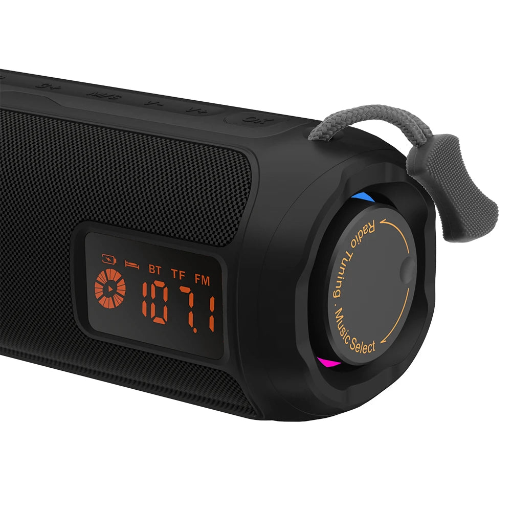 BT Speaker Portable Radio Support TF Card Rechargeable Radio for Home Kitchen Outdoor Vue