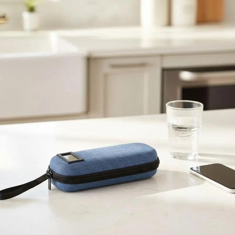Insulin Cooler Travel Case Waterproof Insulin Cooling Bag With Display Medicine Organizer Bag For Diabetics Vue