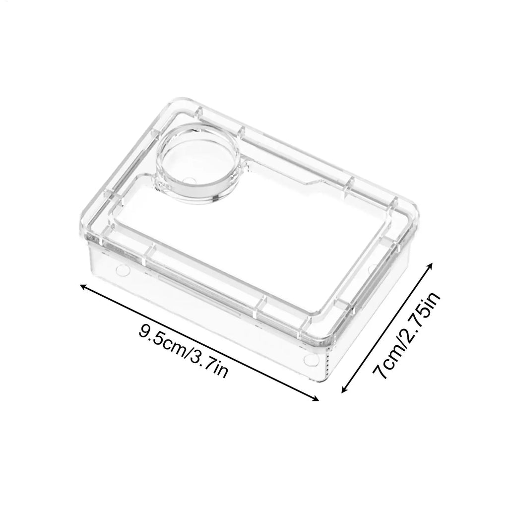 Safe Escape Proof Compartment Reptile Food Dish for Leopard Gecko Hermit Crab Frog Spider Chameleon Iguana Lizard Tarantula Vue