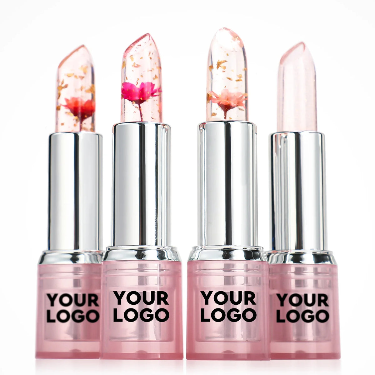 Magic Flower Lipstick Colors Changing Lips Plumper Creamy Lip Balm Moisturizing Makeup Waterproof Natural Pink Vegan Custom Logo Vue