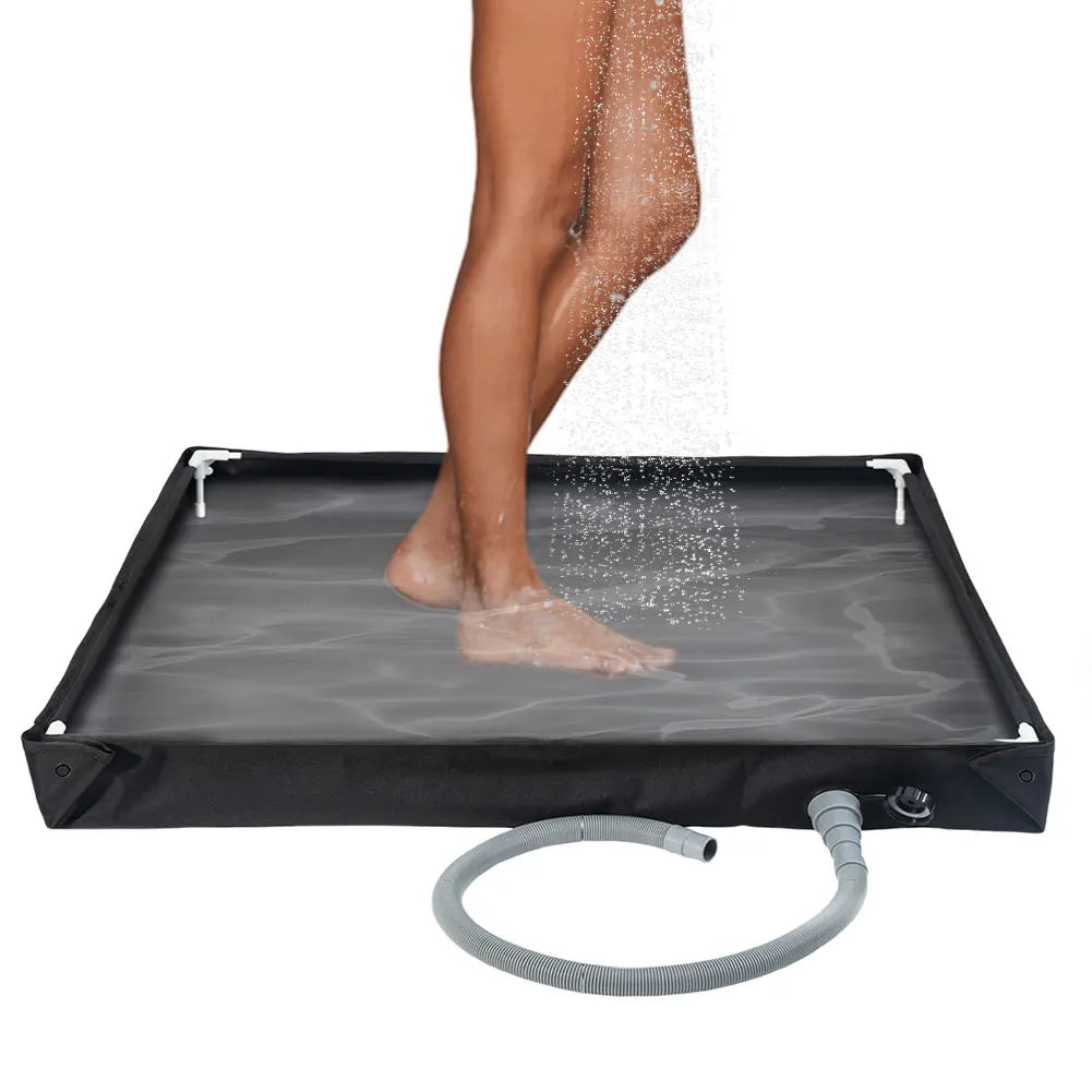 Camping Shower Base Camping Shower Tent Floor Base Outdoor Tent Shower Tray for RV Outdoor Camping Shower Beach Pet Bath Vue