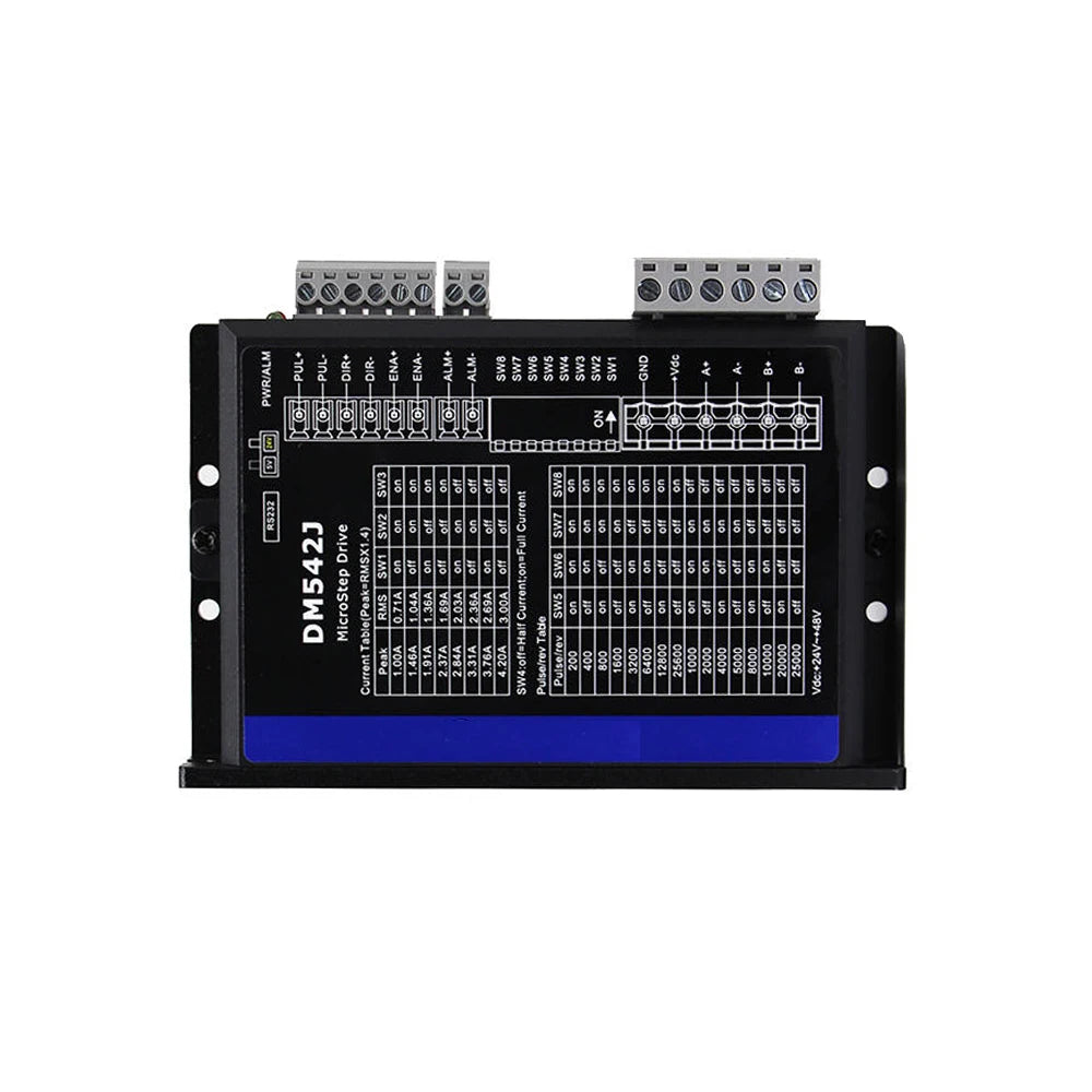 DM542J Stepper Motor Driver DC24-48V Digital 2-phase Stepper Motor Drive Module Motor Controller Replace DM542 V3.0 Vue