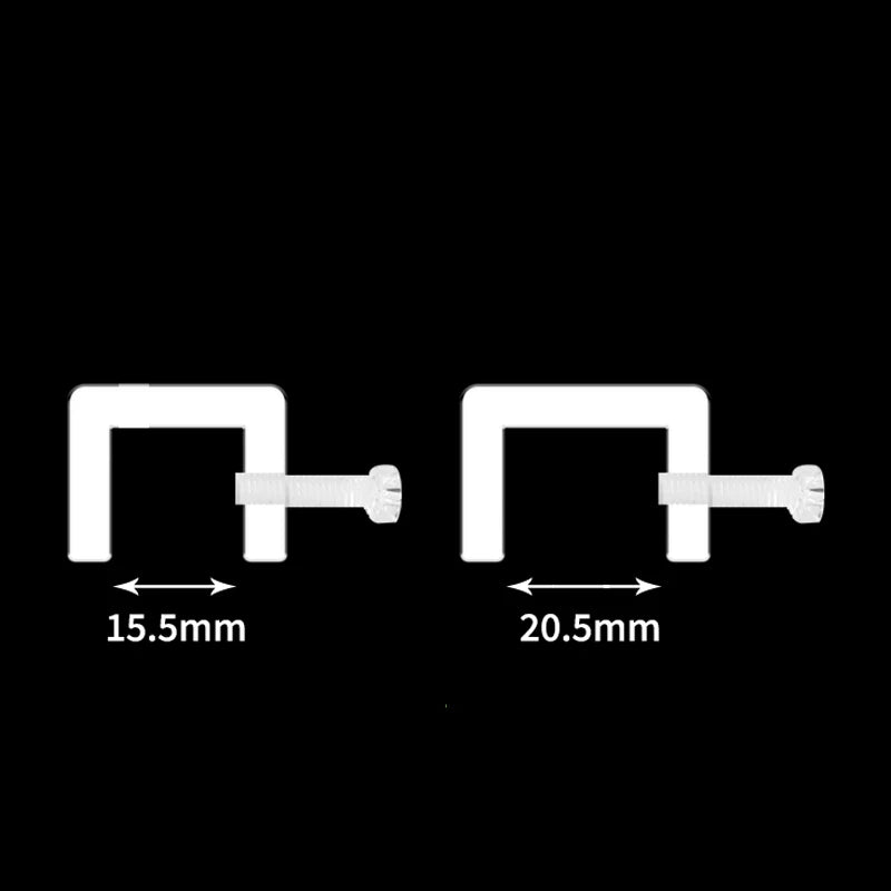 Acrylic Fish Tank Wall Fixture Buckle Inlet and Outlet Pipe Wall Mount Fixture Fish Tank Light Bracket Aquarium Accessories Vue