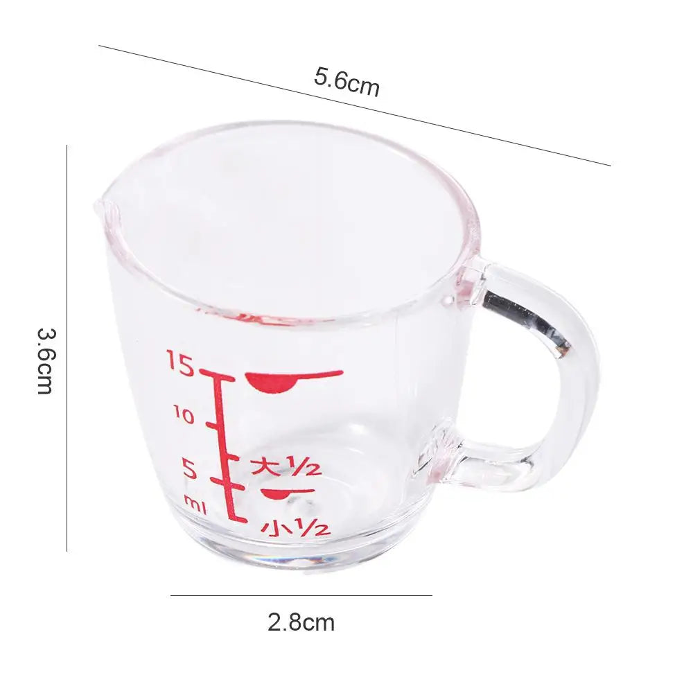 Plastic 15ML Quantitative Graduated Kitchen Tools Minie Measuring Cup Milk Powder Cup Beaker Coffee Cup Vue