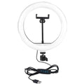 10inch 26cm Selfie Ring Light Photography Fill Lighting Led Ring Lamp for Video Recording Live Broadcast Selfie Led Lamp Vue WHITE USB