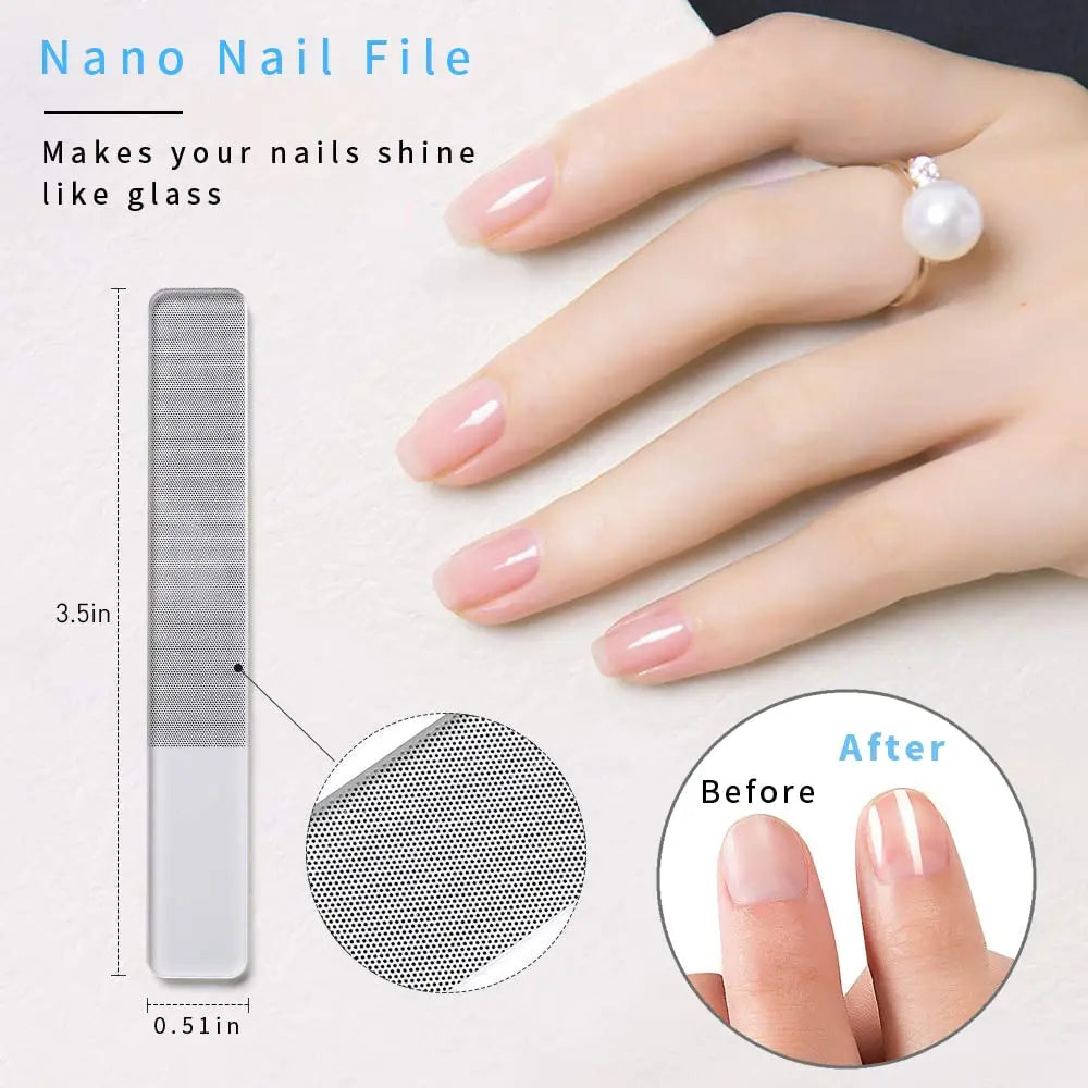 3pcs Heavy-Duty Nail Clipper Modern Stainless Steel Fingernail Clippers with Concave Blade with Curved Design, Large Wide Jaw O Vue
