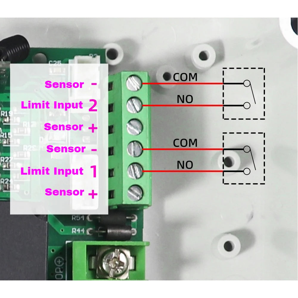Wireless Remote Control DC Motor Speed Regulator DC12V-30V Motor Forward and Reverse Controller Limit Waterproof Speed Governor Vue