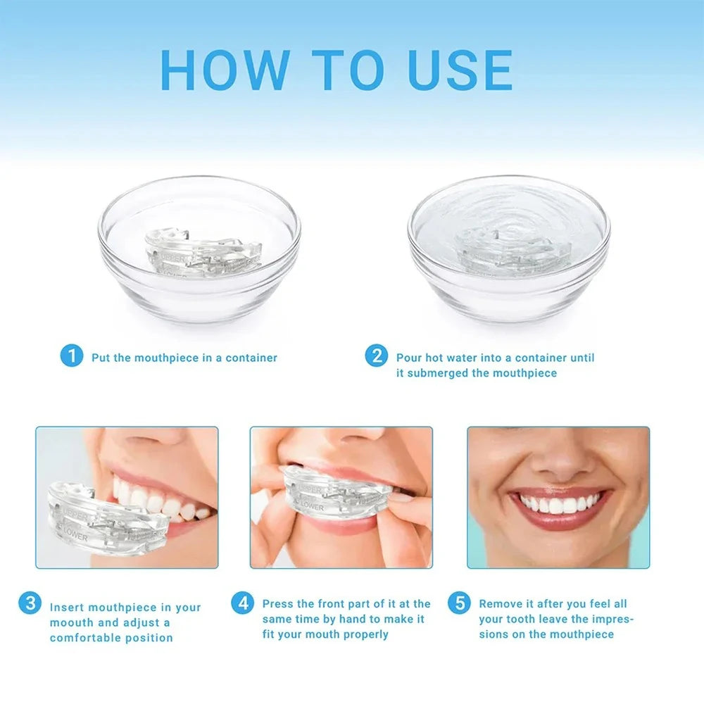 Anti-snoring Teeth Bruxism Mouthguard Sleep Apnea Snoring Device