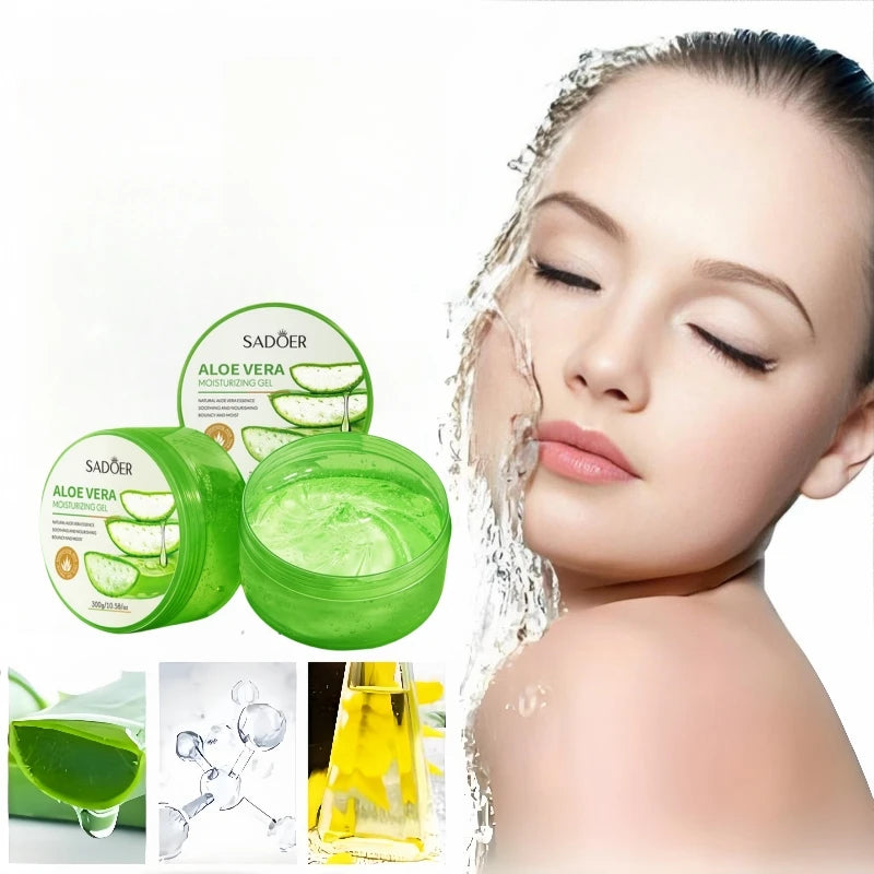 Aloe Vera Gel Moisturizing Cream Facial Brightening Skin Care Product Vue