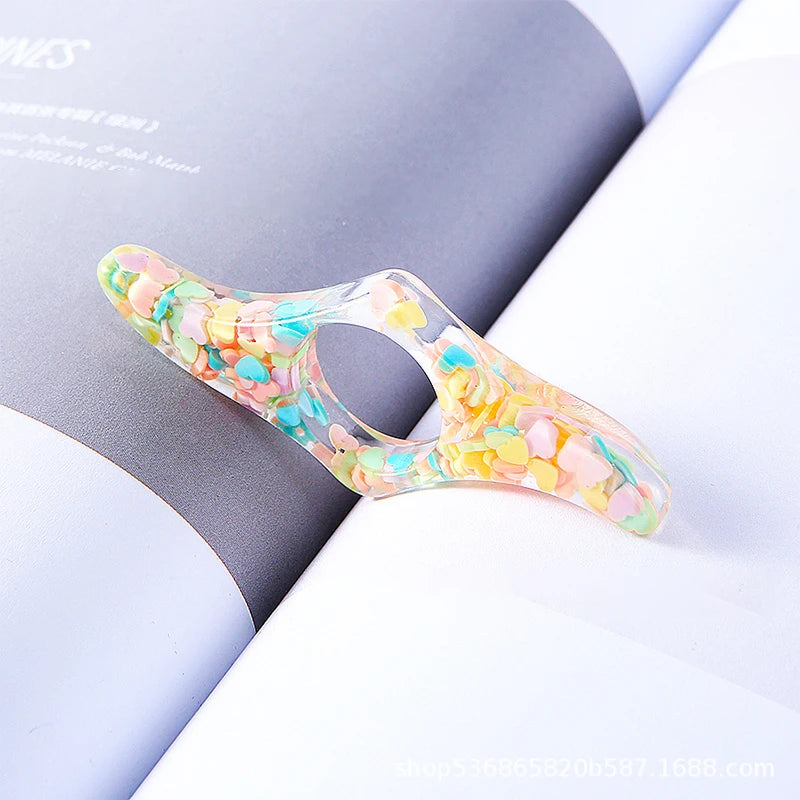 New Style Book Press Finger Ring Reading Aids Convenient Bookmarks School Office Stationery Supplies Vue A3