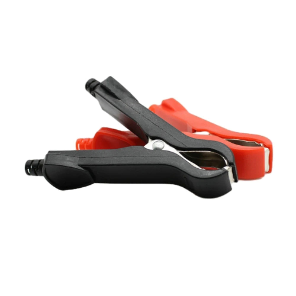 10PCS 30A Red+Black 90mm Crocodile Car Battery Test Clips Emergency Start Power Alligator Clips Connector Vue