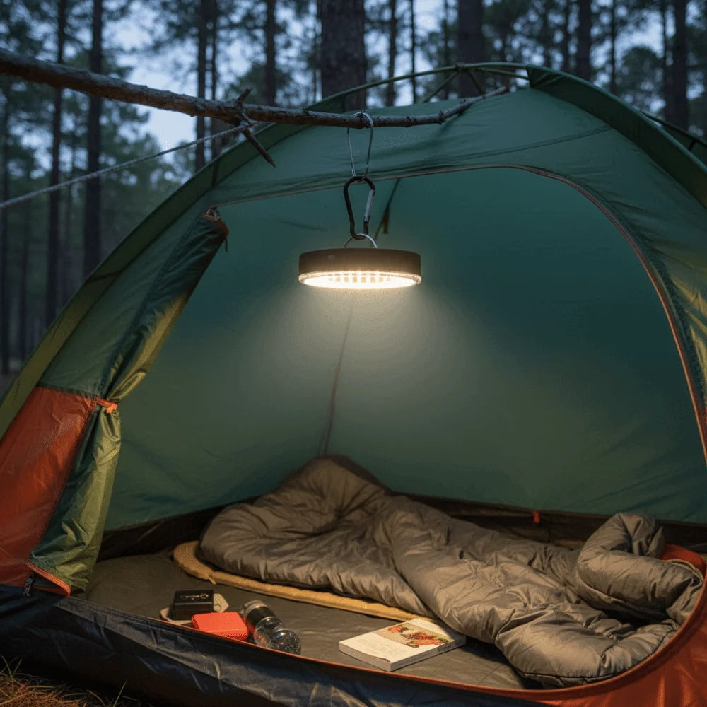Three Modes Glow Golf Hole Light Waterproof Carabiner Hook Camping Tent Light Luminous Climbing Buckle Golf Cup Light Vue