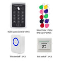 125kHz RFID Access Control System Kit with Electric Maglock, 12V/5A Power, NO/NC Lock Support, Exit Button & Complete Door Chime Vue M203 Kit-3