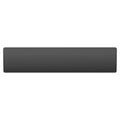 81 Keys Gaming Keyboard Wrist Rest Pad Ergonometric Soft Memory Foam Hand Support Anti-Slip Rubber Stable Base Vue Black