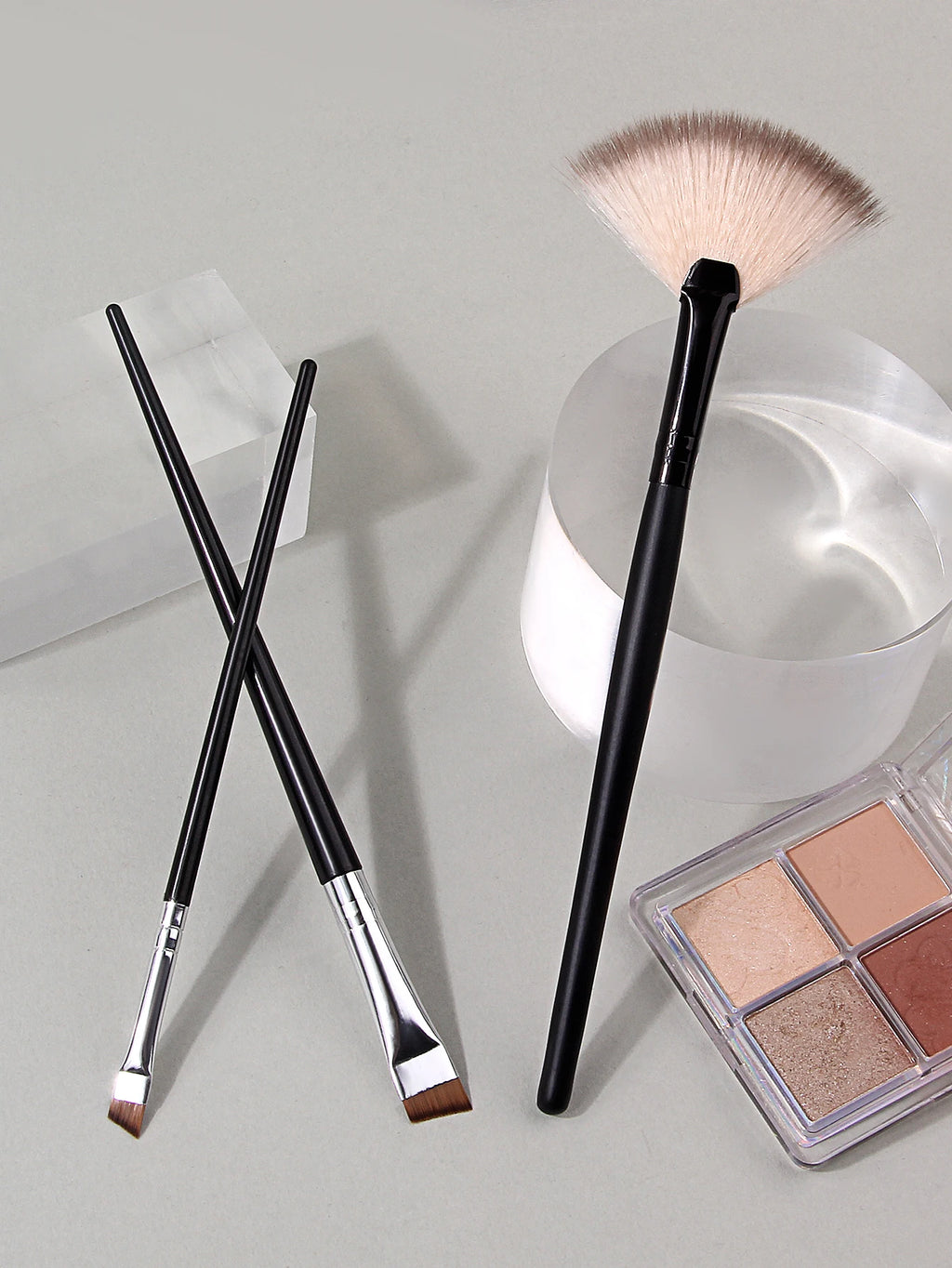 3Pcs Makeup Brushes Soft Fluffy Makeup Tools Cosmetic Highlighter Eyebrow Eyeliner Blending Beauty Make Up Brush Vue