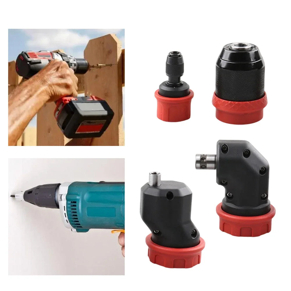 Quick-Release Drill Chuck Adapter – 6.35mm Hex Shank Bits Drill Chuck Adapter Vue