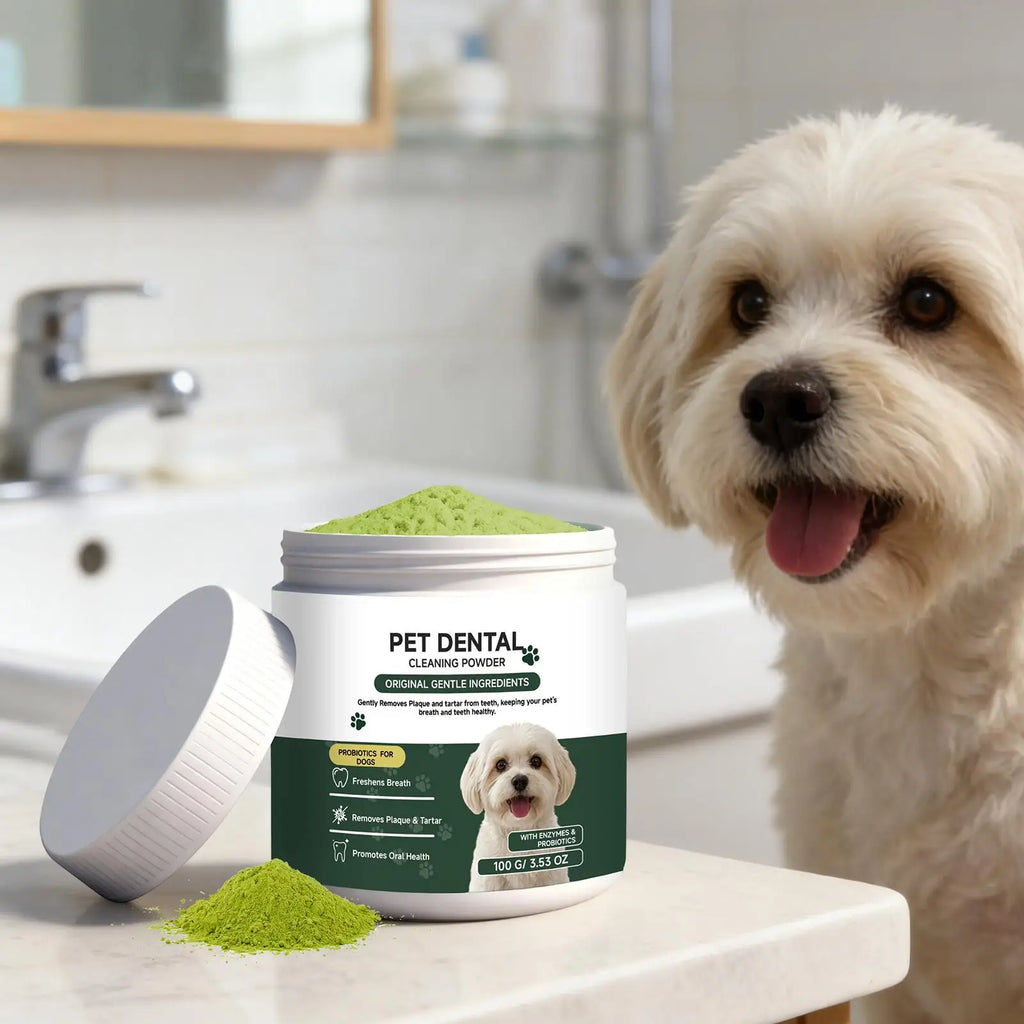 100g Home Dog Powder For Teeth Natural No Brushing Cleaner Pet Tooth Clean Powder For Dog For Puppy Kitten Small Large Breeds Vue Default Title