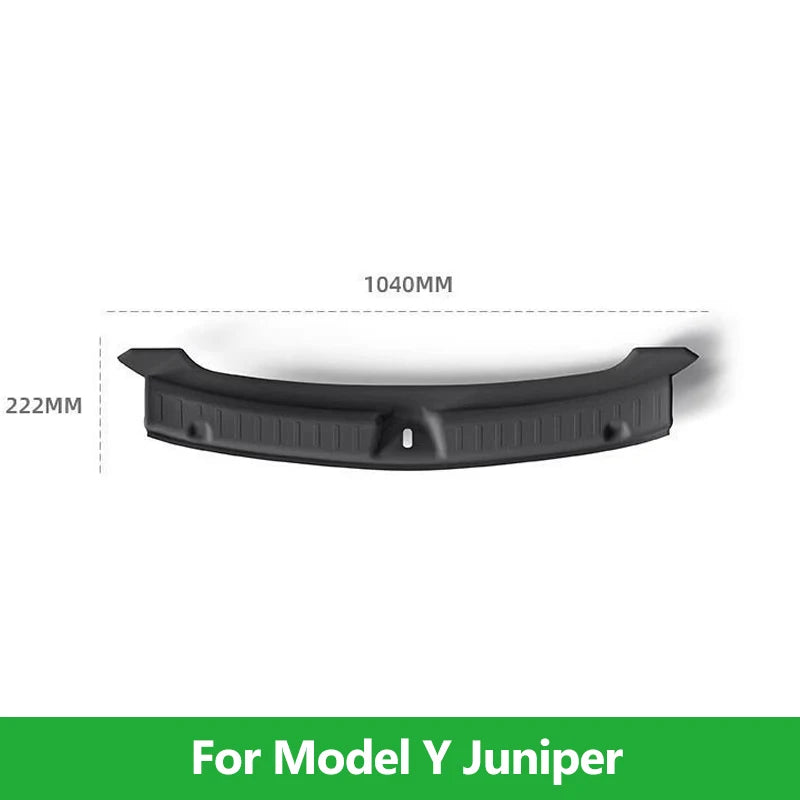 For TeslaModel Y Juniper 2025 2026 Trunk Sill Protector Organizer Anti-scratch Cargo Mat Threshold Strip Trim Protection Guard Vue For Model Y Juniper
