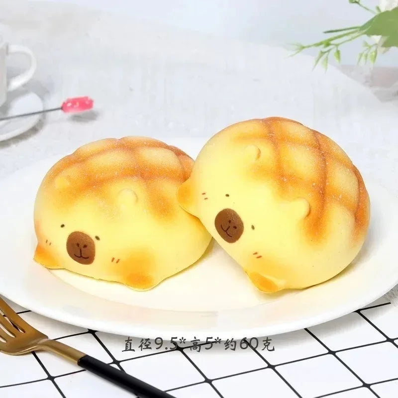 1-20PCS Capybara Pineapple Bag Pinch Music Simulation Slow Rebound Pinch Fun Stress Relief Toys Children's Gifts Party Favours Vue