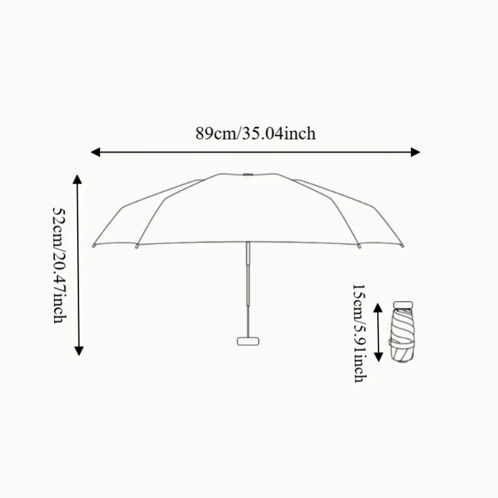 Floral Pattern Sunshade Umbrella Windproof Comfortable Handle Folding Rain Umbrella UV Protection Portable Mini Parasol Women Vue