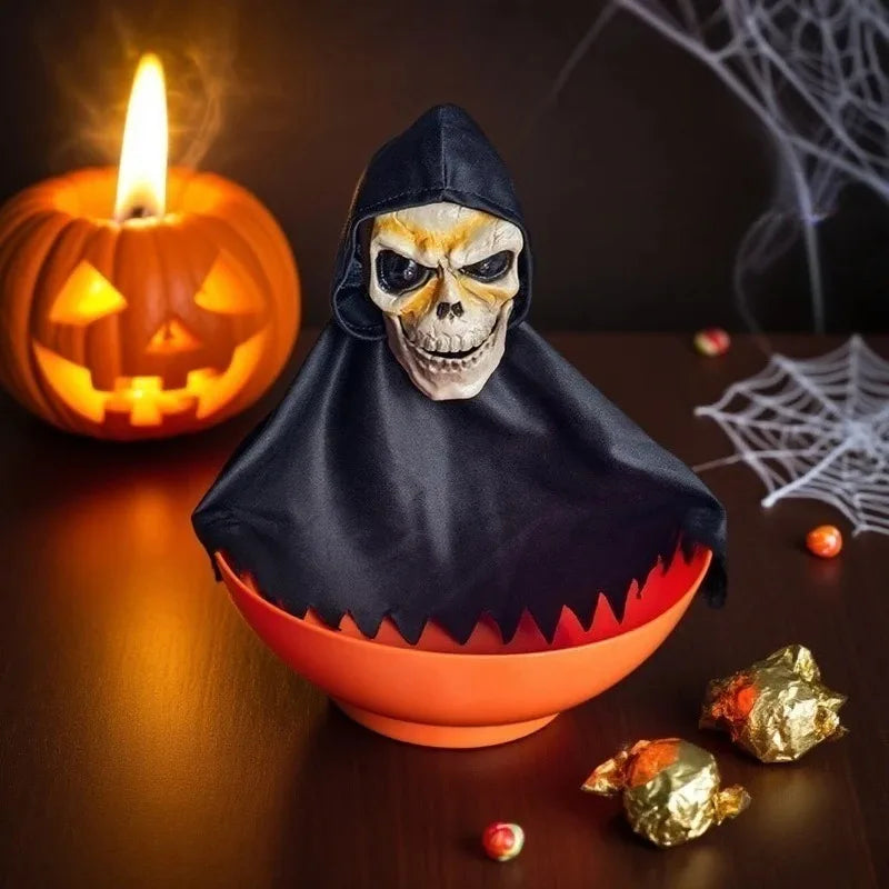 Humorous Halloween Candy Bowl Trick Candy Dish Scary Party Supplies Haunted House Decoration Spooky Table Accessories Vue