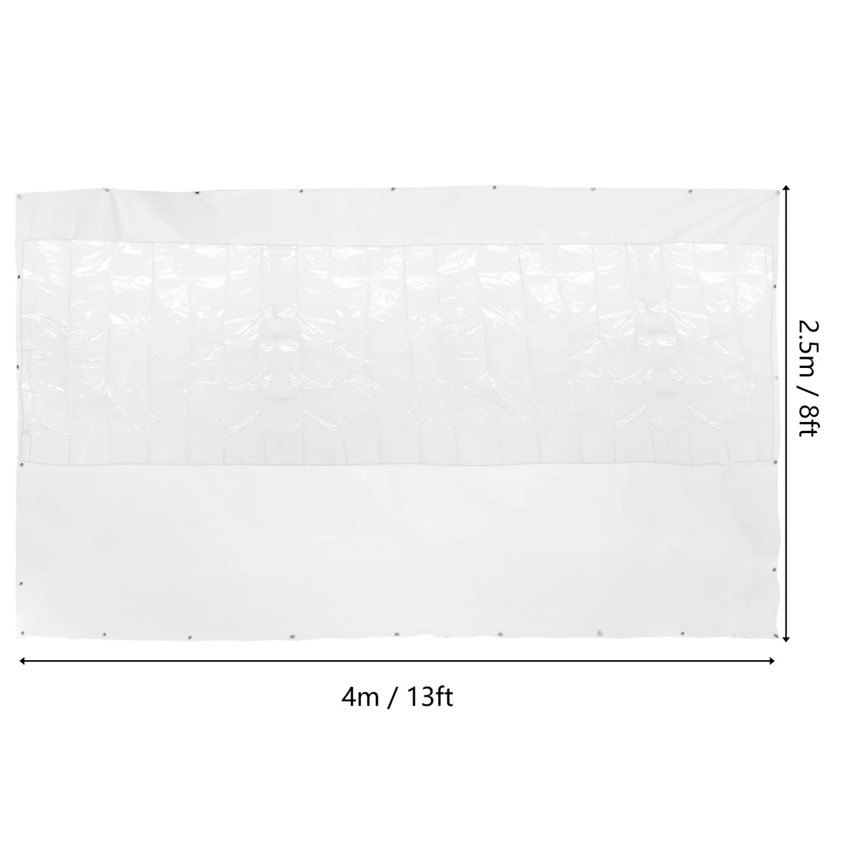 Heavy Duty Waterproof PVC Tarp 8×13ft | Patio & Camping Cover Waterproof PVC Tarpaulin Vue