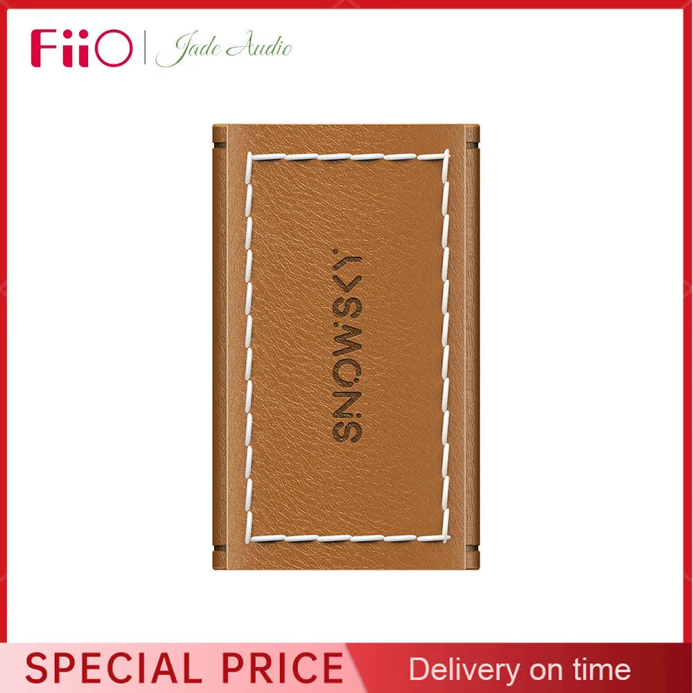 FiiO SK-Melody DAC Protective Case – Retro Cowhide PU Cover DAC Protective Case Vue GREEN