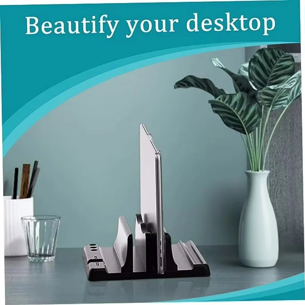 Vertical Laptop Stand Adjustable Holder For MacBook Air M1 Mac Book Pro Lenovo Huawei HP Dell iPad Notebook Base Tablet Holder Vue