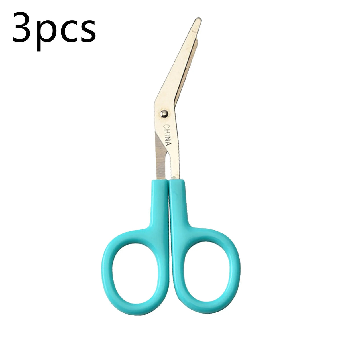3Pcs Gauze Scissor Stoma Scissors Paramedic Wire Cutters Medical Scissor First Aid Kit Scissor Shears Needlework Accessories Vue Green China Mainland