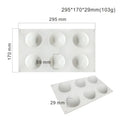 3D Sphere Silicone Mold Mousse Cake Baking Ball Shape French Dessert