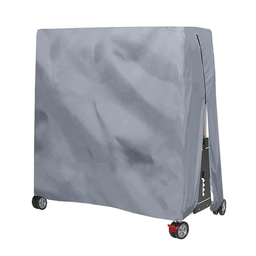 210D Oxford Fabric Ping Pong Table Storage Cover Dustproof Table Tennis Table Protector Cover Zipper for All Weather Protection Vue as show