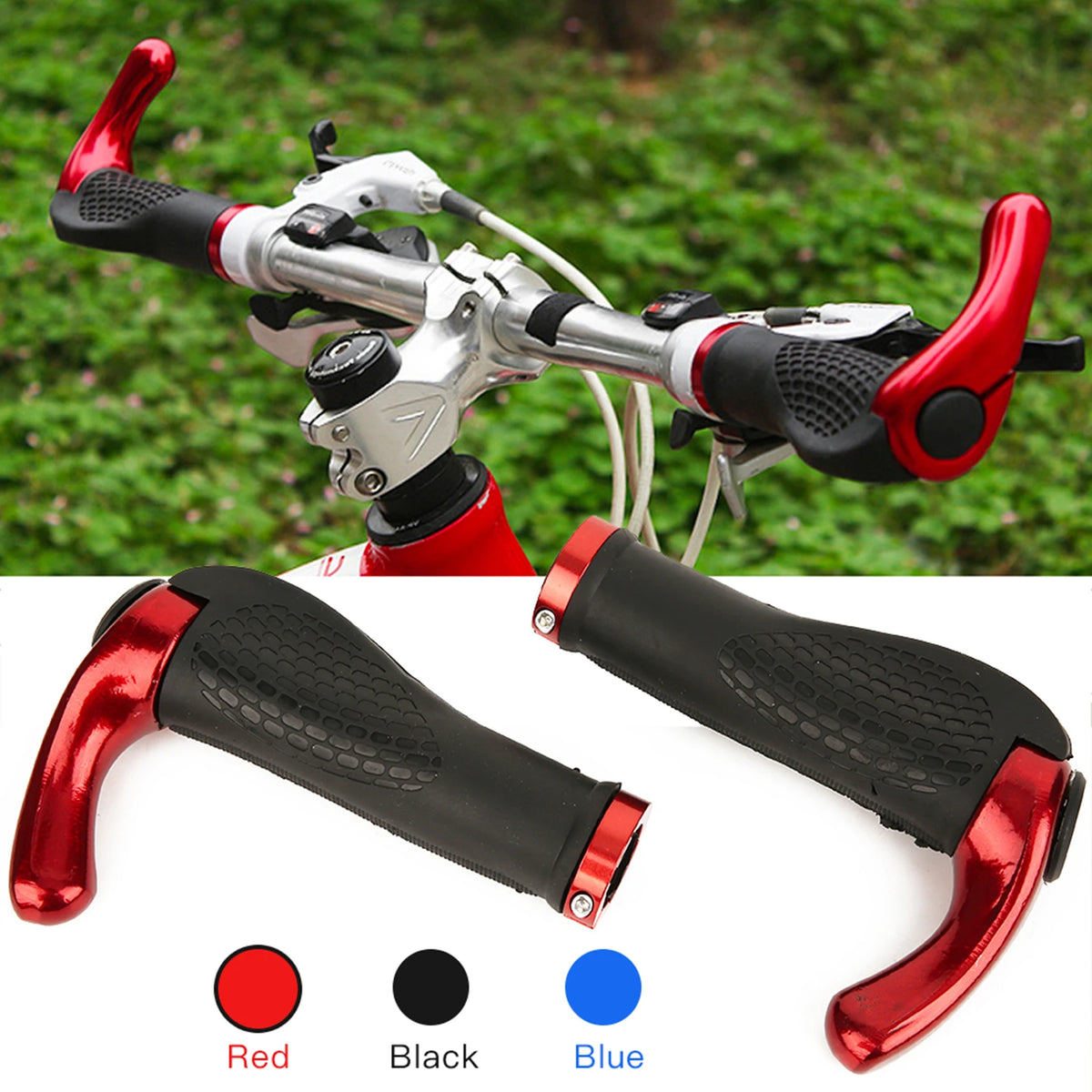 Handlebar Cover Mountain Bike Road Bike Lock on Grip Handlebar Grip Kit Mountain Bike Handlebar Grip Vue