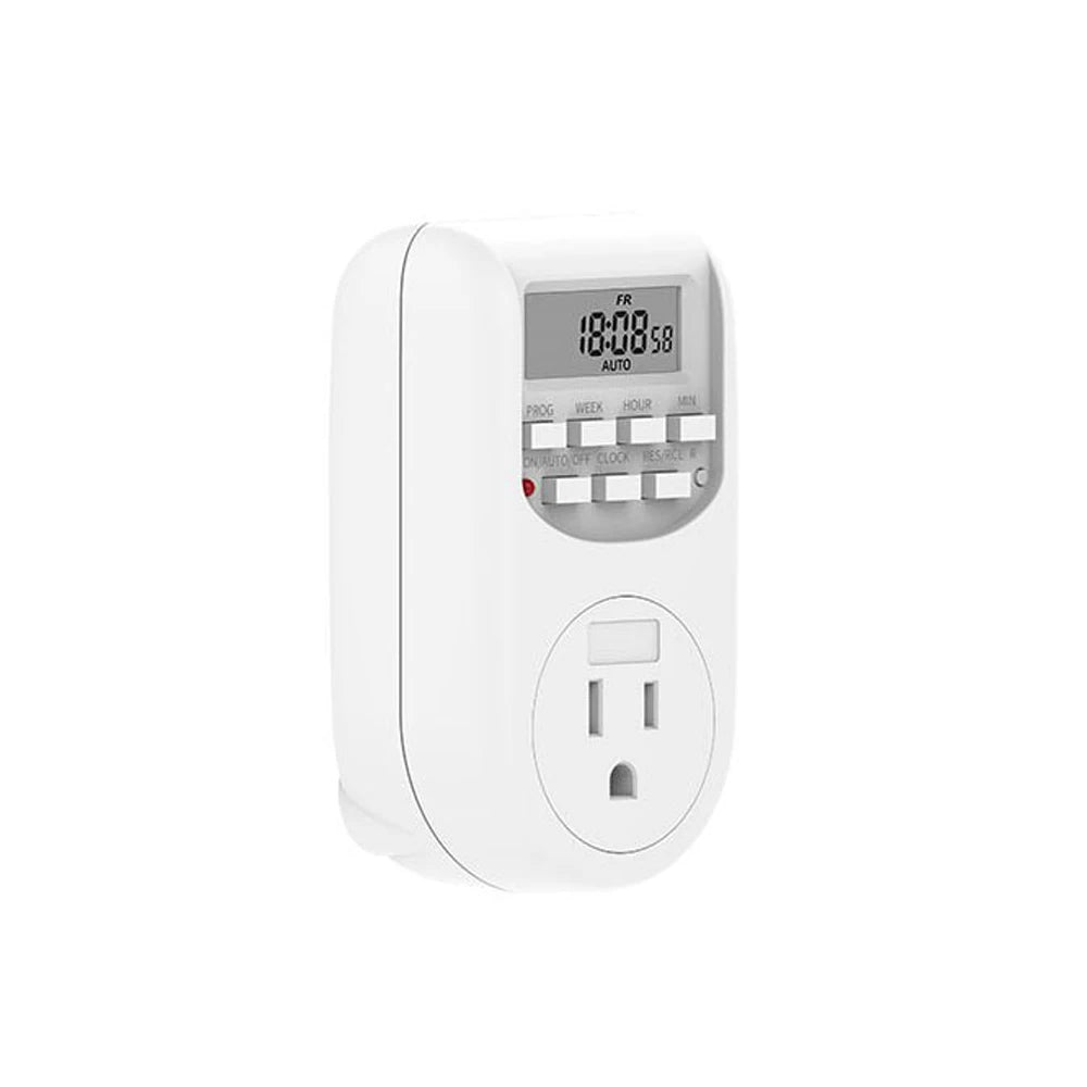 EU/US/UK Plug Timer Switch 1785W/2300W Energy Saving Digital Kitchen Timer 10A/15A Outlet Week Hour Programmable Timer Socket Vue