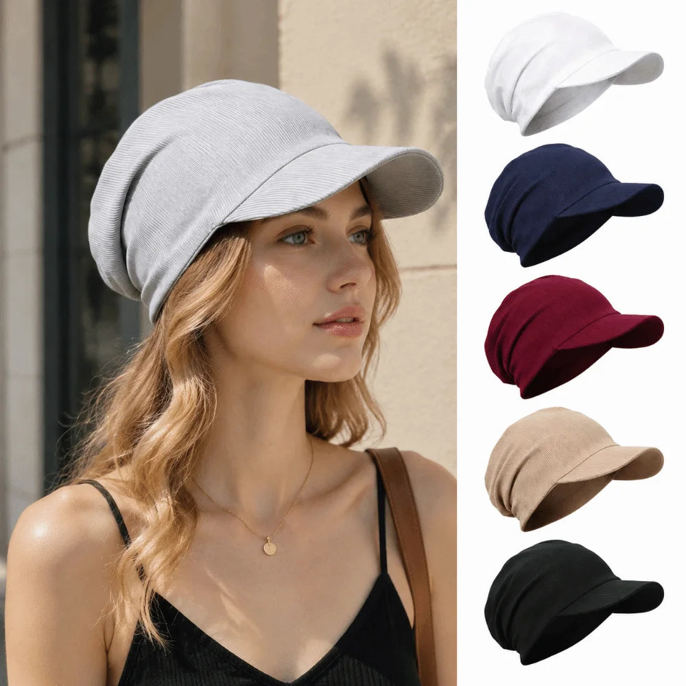 Fashion Breathable Slouchy Visor Hat Lightweight UV Protection
