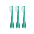 3 Replacement Heads for Sonic Electric Toothbrush Teeth Cleaner Dental Teeth Scaler Dental Calculus Stains Tartar Plaque Remover Vue green