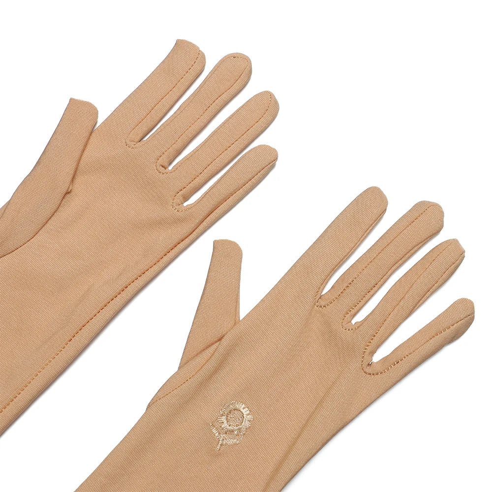 Summer Spring Slip Resistant Thin Driving Gloves Etiquette Anti UV