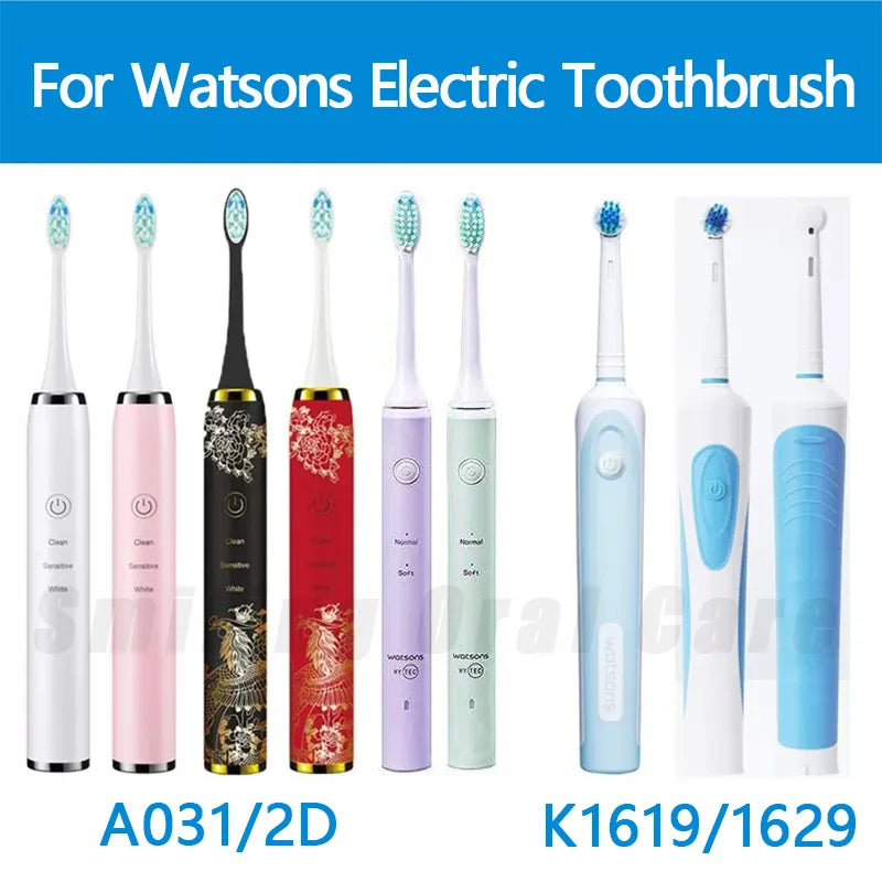 For Watsons Electric Toothbrush Head A031/K1619s/2D Replacement Toothbrush Head DuPont Bristle Deep Cleaning Replace Nozzles Vue