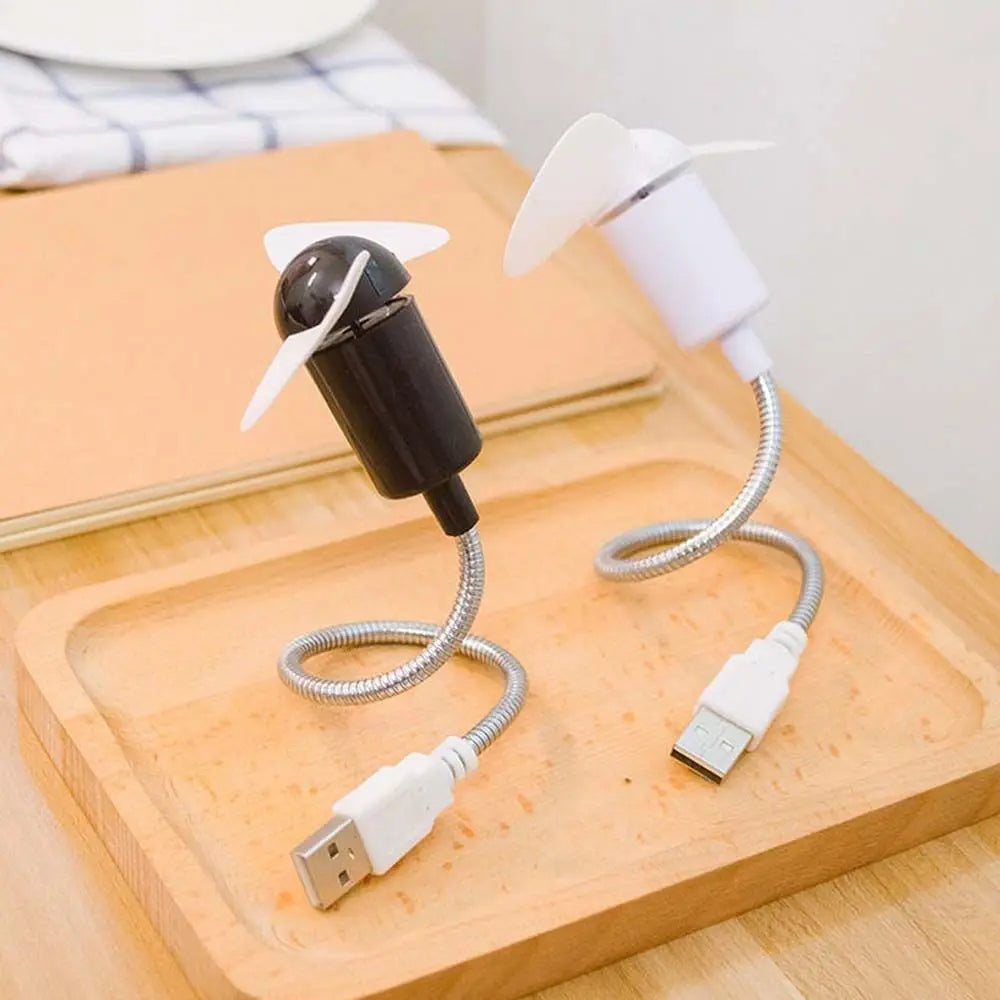 Creative Silent Computer Soft Leaf For Home Bendable Freely Ventilador Electric Fan Air Cooler Snake Fan Vue
