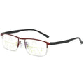 Progressive Multifocal Reading Glasses – Anti Blue Light Progressive Reading Glasses Vue Red +350
