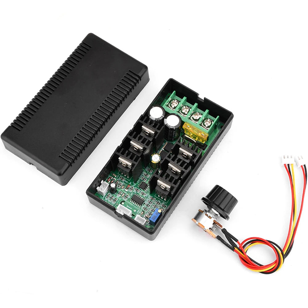 1000W PWM DC Brush Motor Governor DC10-50V 20A Motor Speed Controller Dimming Temperature Regulation Speed Regulation Switch Vue Default Title