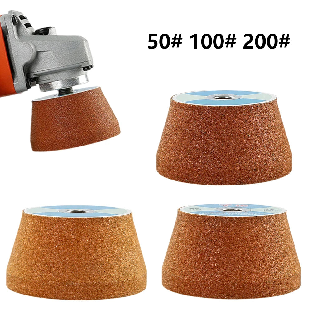 White Corundum Cup Grinding Wheel M10 for Angle Grinder Abrasive Grinding Wheel Vue